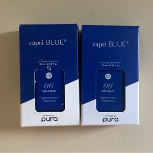 Pura Diffuser - Capri Blue Volcano Replacement Fragrance - 2 pack NEW IN BOX